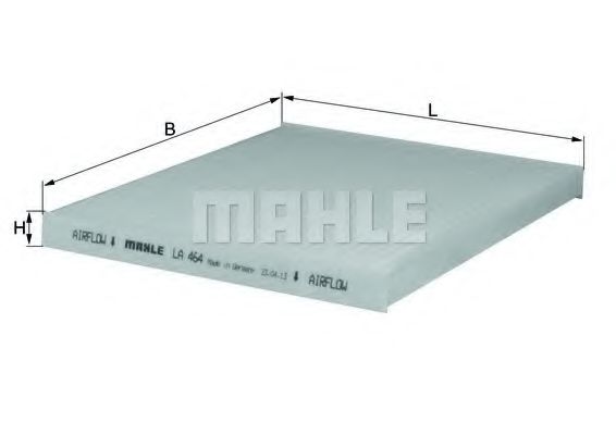 MAHLE Filter, interior air 11082354 - MAHLE