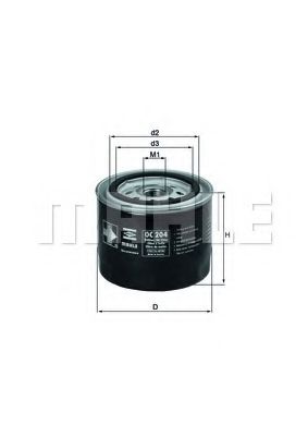MAHLE Oil Filter 4642433 - MAHLE