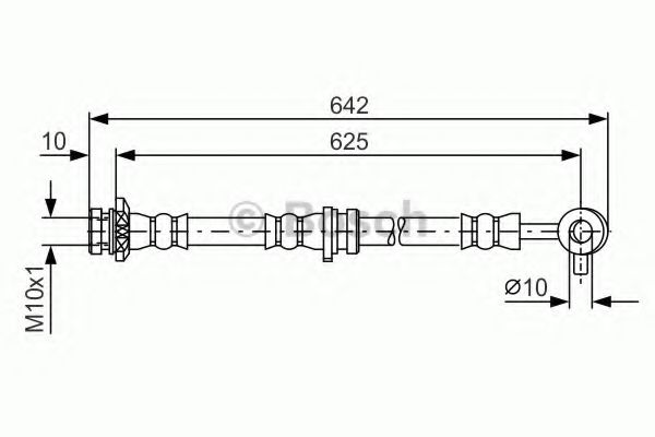 BOSCH Brake Hose 11256212 - BOSCH