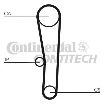 CONTINENTAL CTAM Timing Belt Set 3503014 - CONTINENTAL CTAM