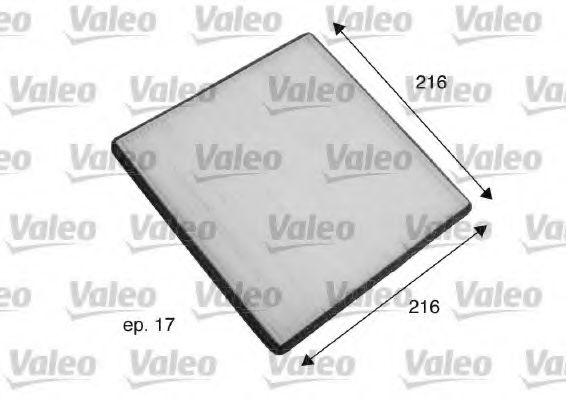 VALEO Filter, cabin air 10144743 - VALEO