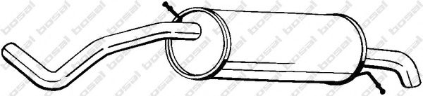 BOSAL End Silencer 11652236 - BOSAL