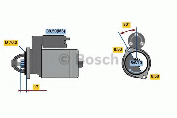 BOSCH Starter 10176958 - BOSCH