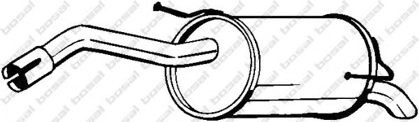 BOSAL End Silencer 11650074 - BOSAL
