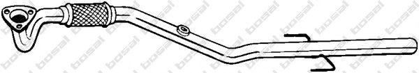 BOSAL Exhaust Pipe 11653910 - BOSAL