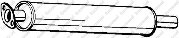 BOSAL Front Silencer 11650193 - BOSAL