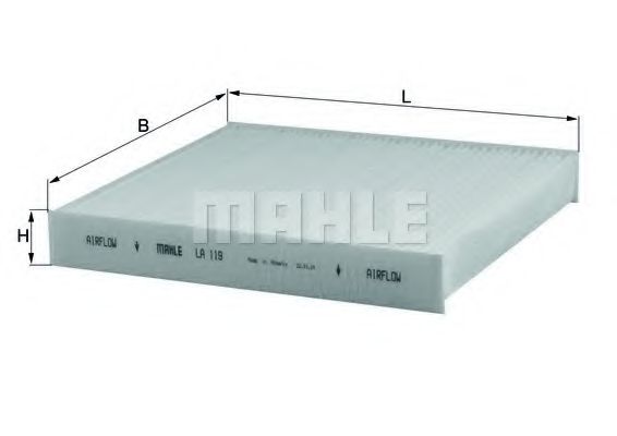 MAHLE Filter, interior air 3512997 - MAHLE