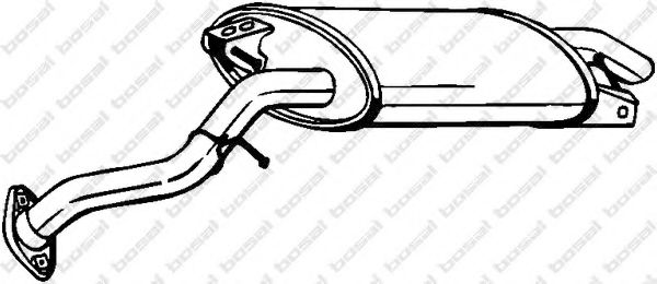 BOSAL End Silencer 11417368 - BOSAL