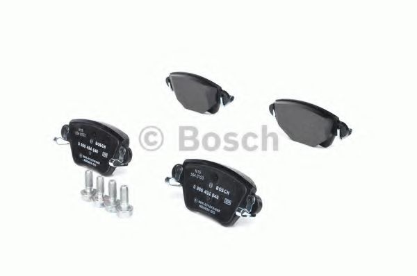 BOSCH Brake Pad Set, disc brake 10107008 - BOSCH
