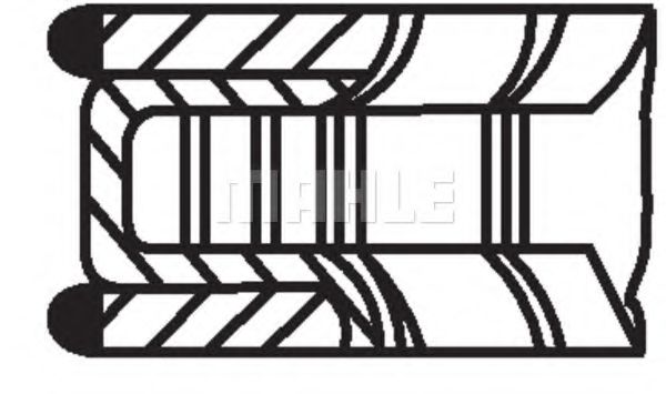 MAHLE Piston Ring Kit 11074114 - MAHLE