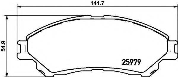 TEXTAR Brake Pad Set, disc brake 12172559 - TEXTAR