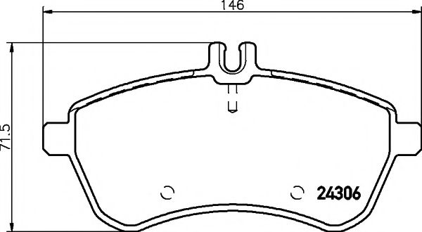 TEXTAR Brake Pad Set, disc brake 11423065 - TEXTAR