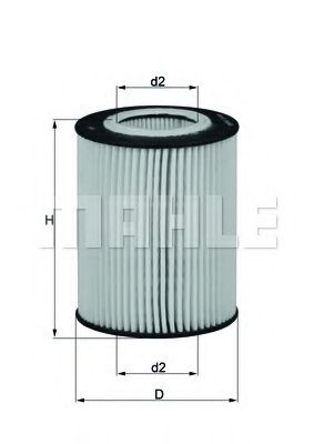 MAHLE Oil Filter 11665014 - MAHLE