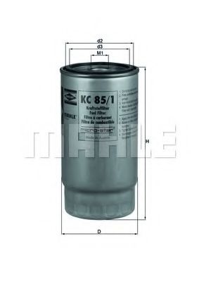MAHLE Fuel filter 13180184 - MAHLE