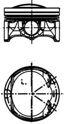 KOLBENSCHMIDT Piston 11725463 - KOLBENSCHMIDT