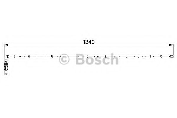BOSCH Warning Contact, brake pad wear 10107199 - BOSCH