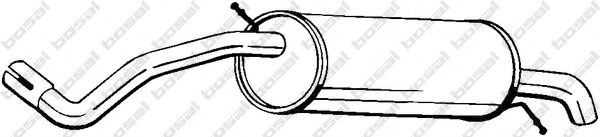 BOSAL End Silencer 11616770 - BOSAL