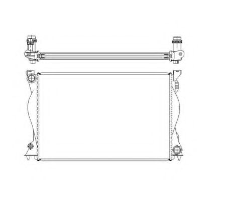NRF Radiator, engine cooling 11543218 - NRF