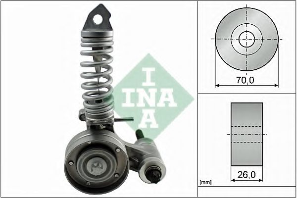 INA Belt Tensioner, V-ribbed belt 4029245 - INA