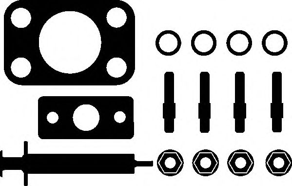 ELRING Mounting Kit, charger 11658918 - ELRING