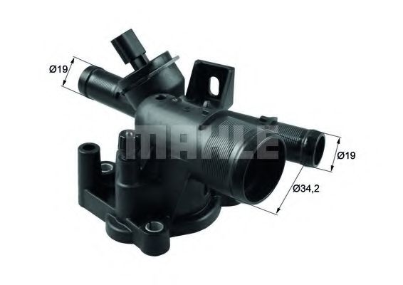 MAHLE Thermostat, coolant 11914809 - MAHLE