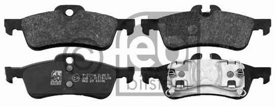 FEBI BILSTEIN Brake Pad Set, disc brake 11571097 - FEBI BILSTEIN