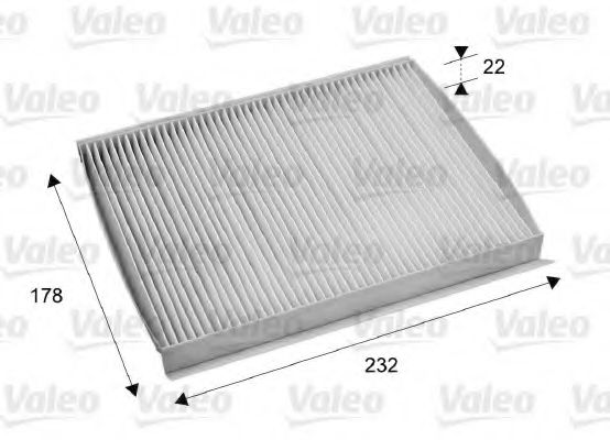 VALEO Filter, cabin air 11184066 - VALEO