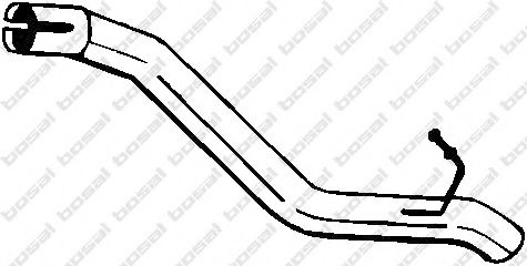 BOSAL Exhaust Pipe 11653744 - BOSAL