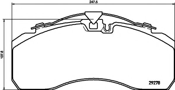 TEXTAR Brake Pad Set, disc brake 12160475 - TEXTAR
