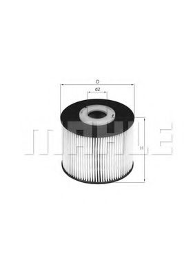 MAHLE Fuel filter 11663775 - MAHLE