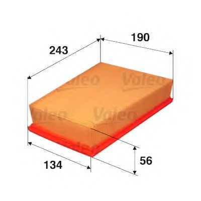 VALEO Air Filter 11180996 - VALEO