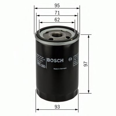 BOSCH Oil Filter 10109150 - BOSCH