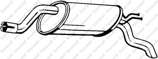 BOSAL End Silencer 11650131 - BOSAL