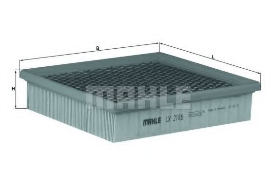MAHLE Air Filter 11664366 - MAHLE