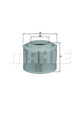 MAHLE Air Filter 12858235 - MAHLE