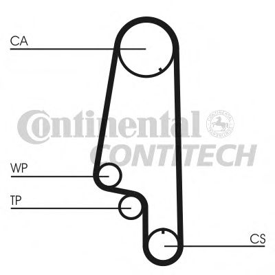 CONTINENTAL CTAM Timing Belt Set 3342356 - CONTINENTAL CTAM