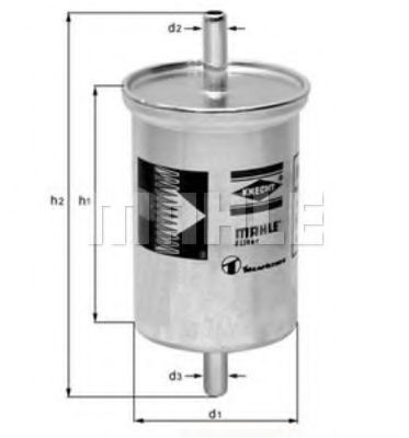 MAHLE Fuel filter 3207312 - MAHLE