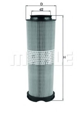 MAHLE Air Filter 4637424 - MAHLE