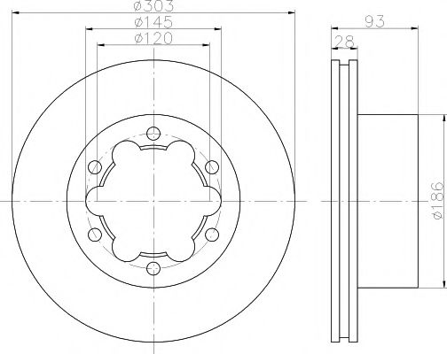 TEXTAR Brake Disc 12116184 - TEXTAR