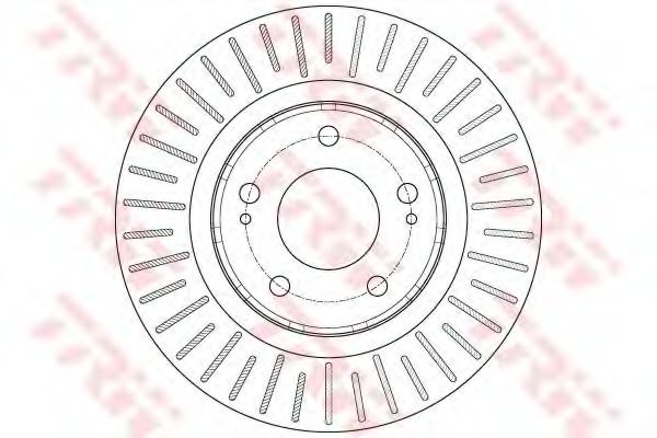 TRW Brake Disc 10766753 - TRW