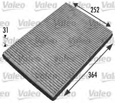 VALEO Filter, cabin air 10144705 - VALEO