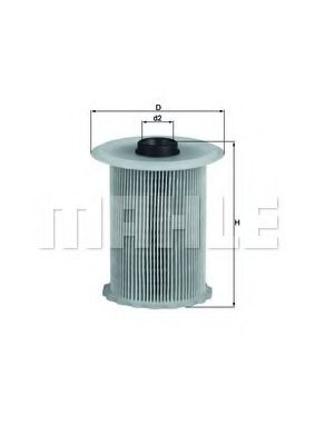 MAHLE Fuel filter 3614417 - MAHLE