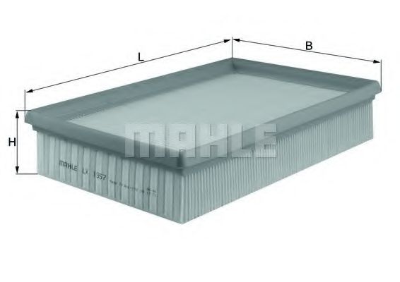 MAHLE Air Filter 11664320 - MAHLE
