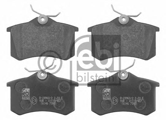 FEBI BILSTEIN Brake Pad Set, disc brake 11570825 - FEBI BILSTEIN
