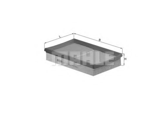 MAHLE Air Filter 11664172 - MAHLE