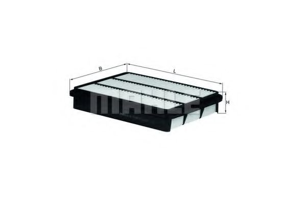 MAHLE Air Filter 11664235 - MAHLE