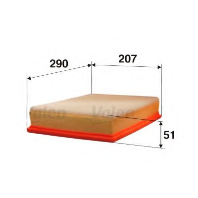 VALEO Air Filter 11181138 - VALEO