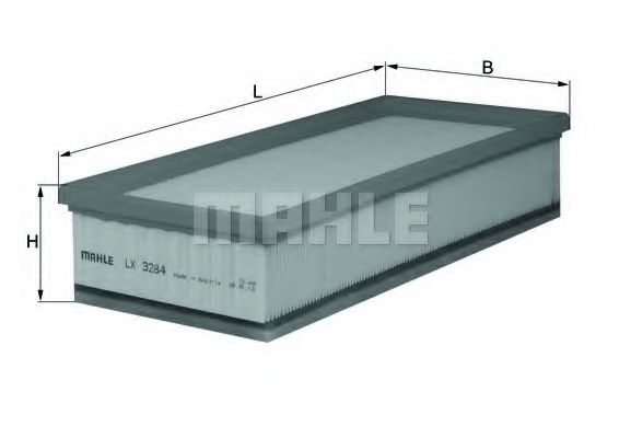 MAHLE Air Filter 11082876 - MAHLE