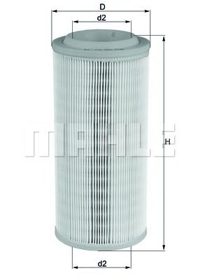 MAHLE Air Filter 11664183 - MAHLE