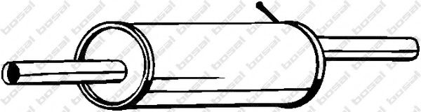 BOSAL End Silencer 11616745 - BOSAL